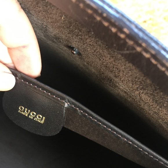 Gucci rare Flat leather Tote - Picture 8 of 8